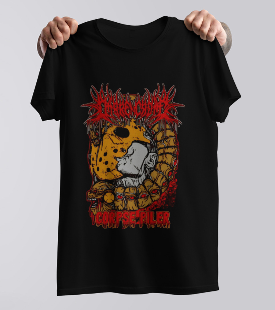Darren Crowe Corpse Piler Skull And Serpents Hell T-Shirt