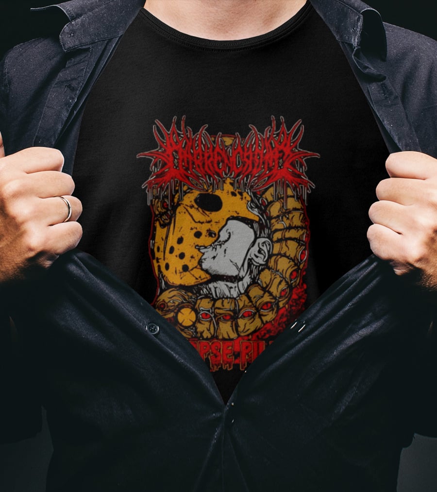 Darren Crowe Corpse Piler Skull And Serpents Hell T-Shirt