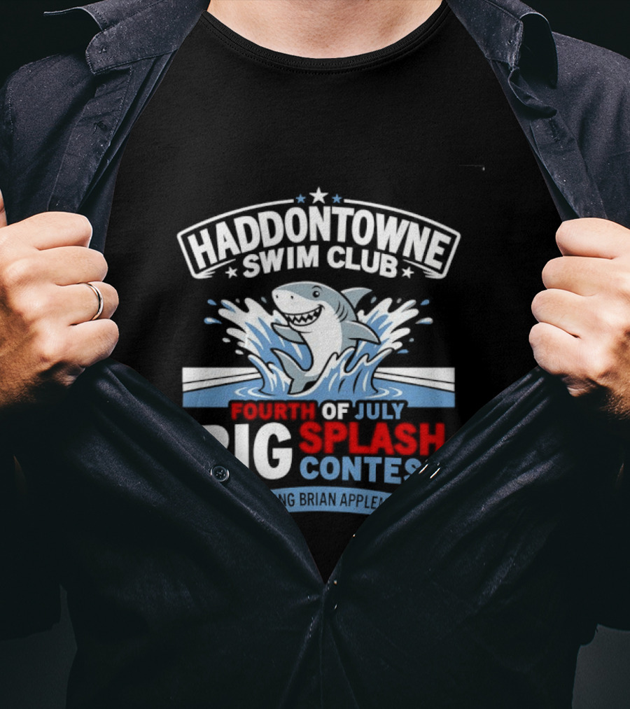 Haddontowne Swim Club Fourth Of July Big Splash Contest Honoring Brian Appleman T-Shirt