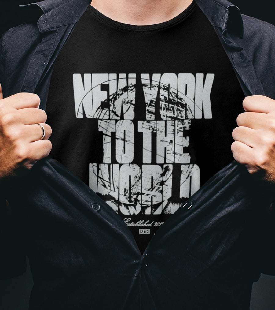 New York To The World Unisphere Vinny Guadagnino Kith Jersey Shore Family Vacation T-Shirt
