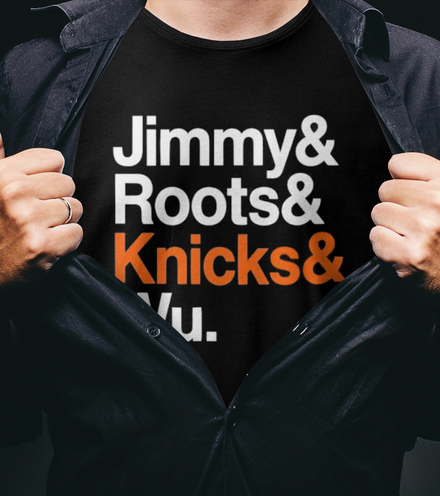 Jimmy And Roots And Knicks And Wu Basketball T-Shirt