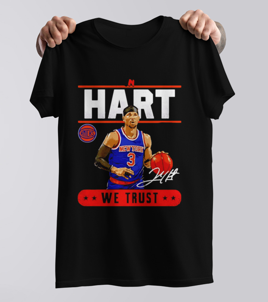 New York Knicks Josh Hart In Hart We Trust Basketball Player T-Shirt