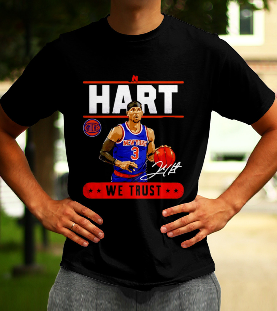 New York Knicks Josh Hart In Hart We Trust Basketball Player T-Shirt