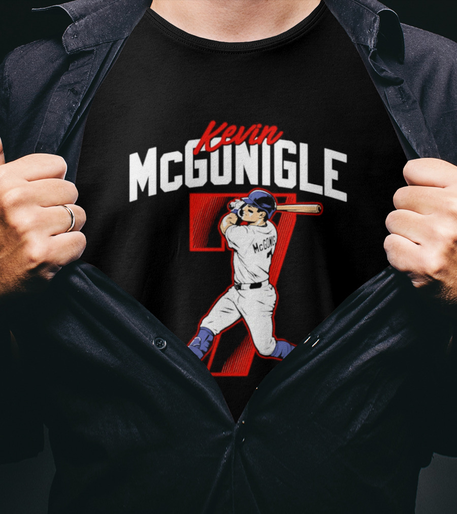 Kevin McGonigle Detroit Tigers Baseball Player Number 7 T-Shirt