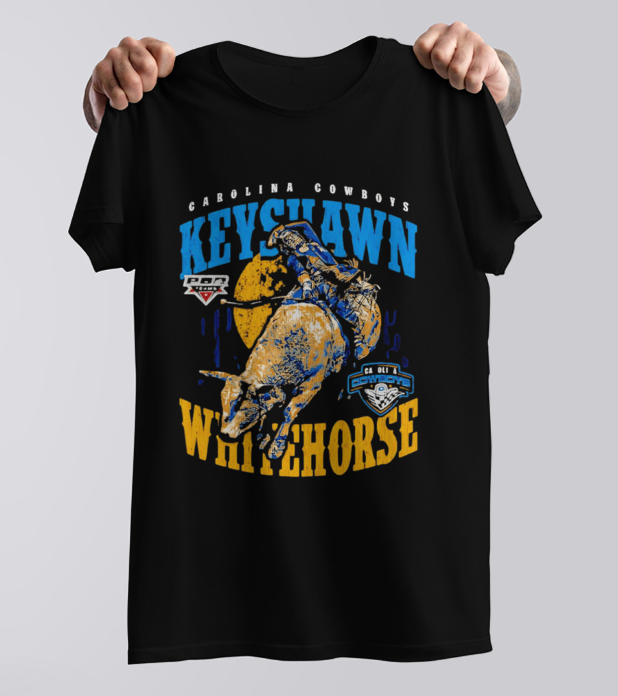 Carolina Cowboys Keyshawn Whitehorse PBR Bull Riding T-Shirt