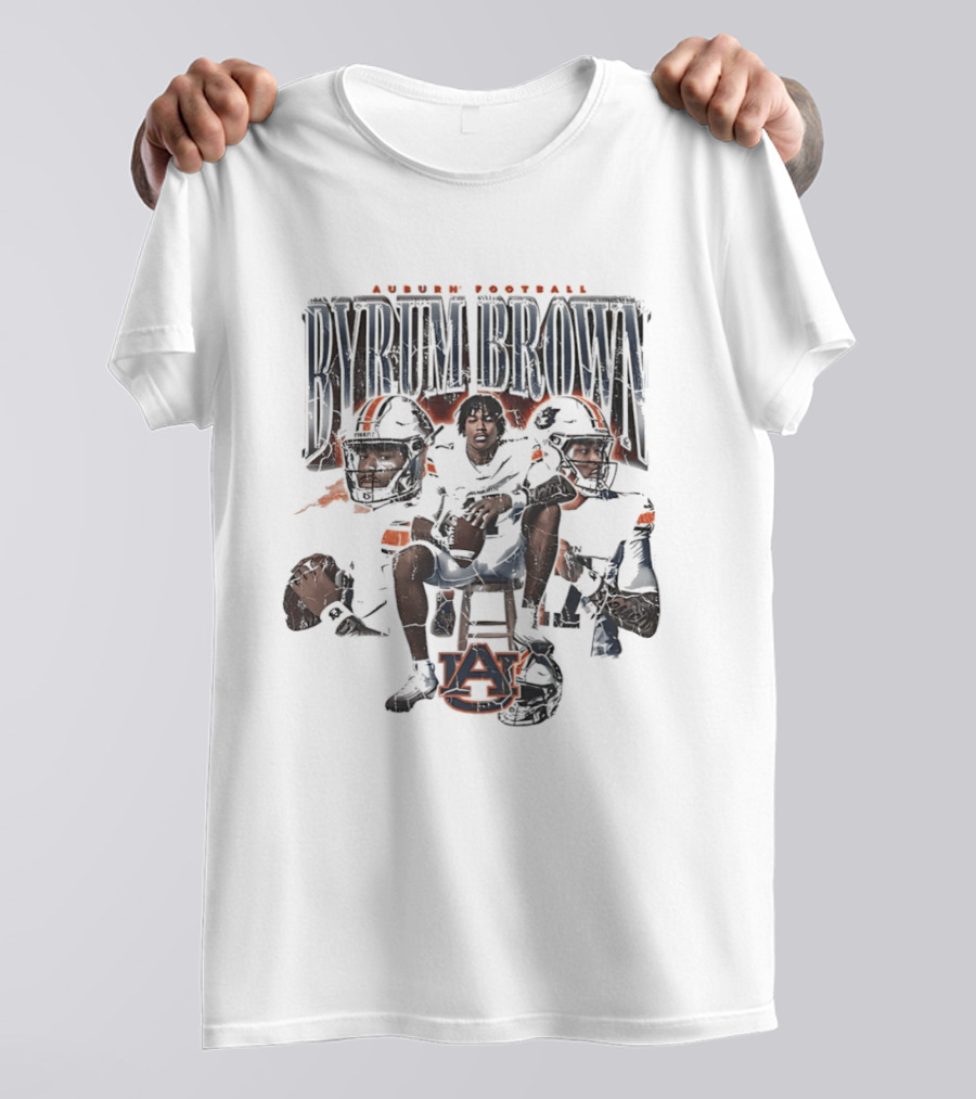 Auburn Football Byrum Brown Auburn Tigers Sports T-Shirt
