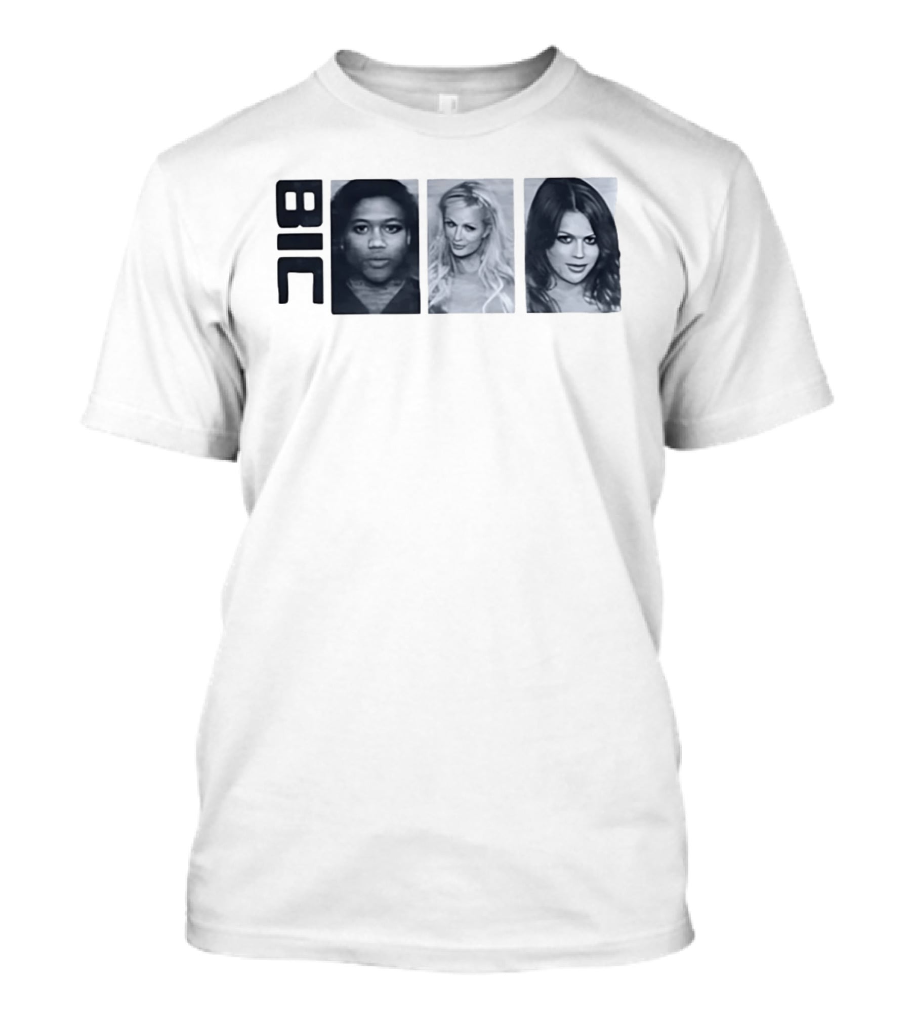 Bic Nicki Minaj Paris Hilton Britney Spears Trio Shots T-Shirt