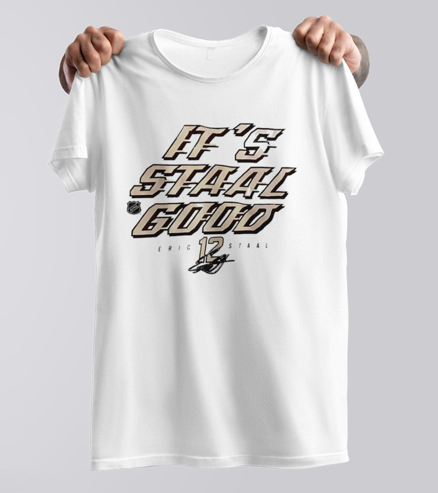 Eric Staal 12 It's Staal Good Carolina Hurricanes NHL T-Shirt