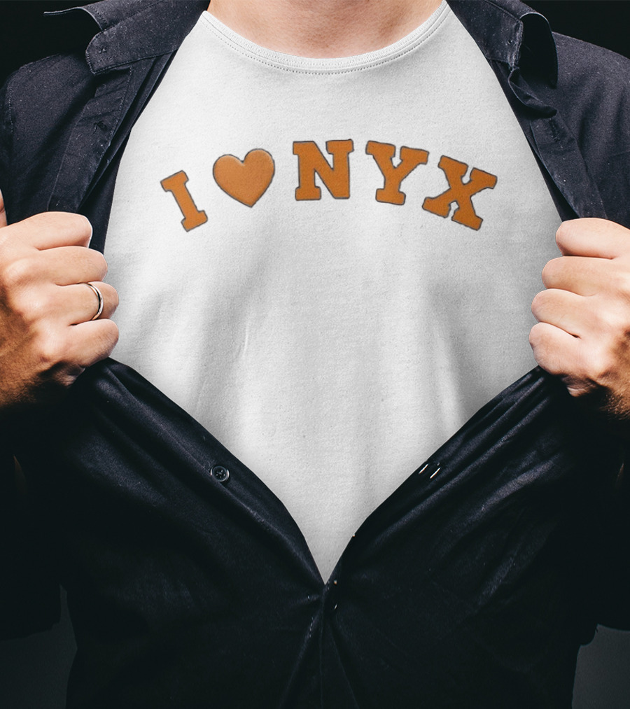 I Love NYX New York Knicks Fan Favorite Sports Team Support T-Shirt