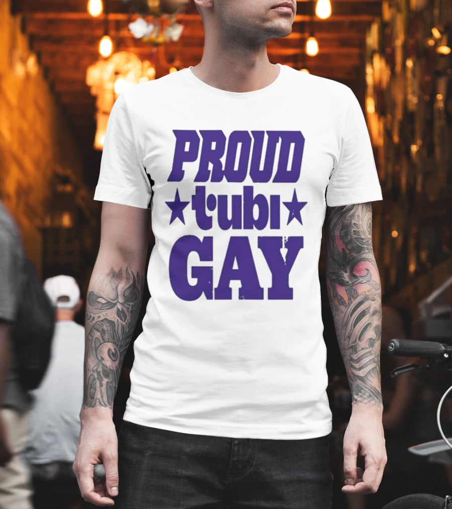 Proud Tubi Gay Stars LGBTQ+ Celebration T-Shirt