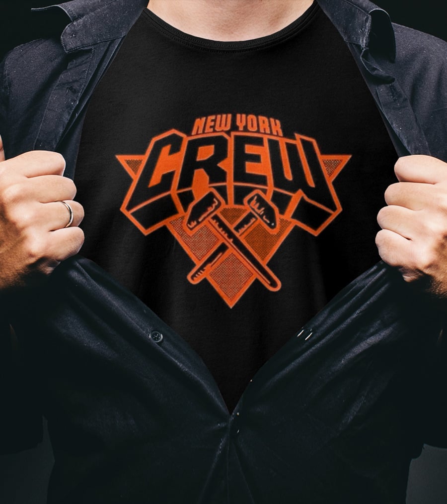 New York Crew Hammer And Wrench 1989 T-Shirt