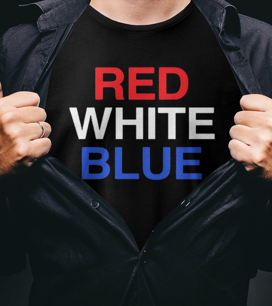 Red White Blue 4th Of July 2026 Celebration T-Shirt