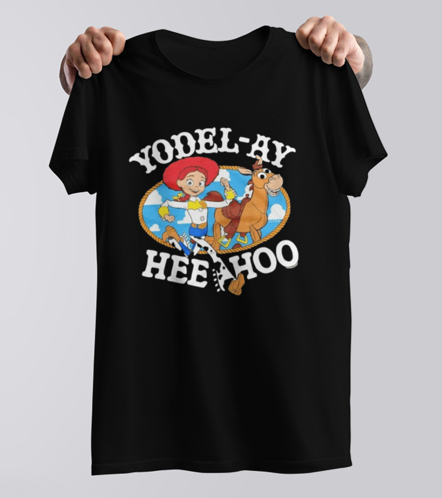 Yodel Ay Hee Hoo Toy Story Jessie And Bullseye Pixar T-Shirt