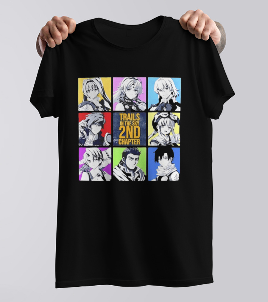 Trails In The Sky 2nd Chapter Main Cast Character Grid T-Shirt