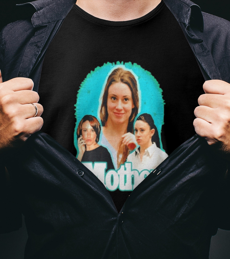 Casey Anthony Mother Colorful Collage T-Shirt