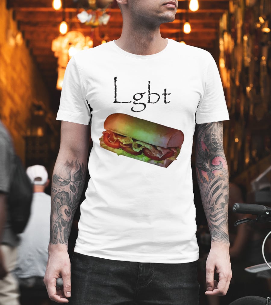 LGBT BLT Sandwich Rainbow Sub T-Shirt