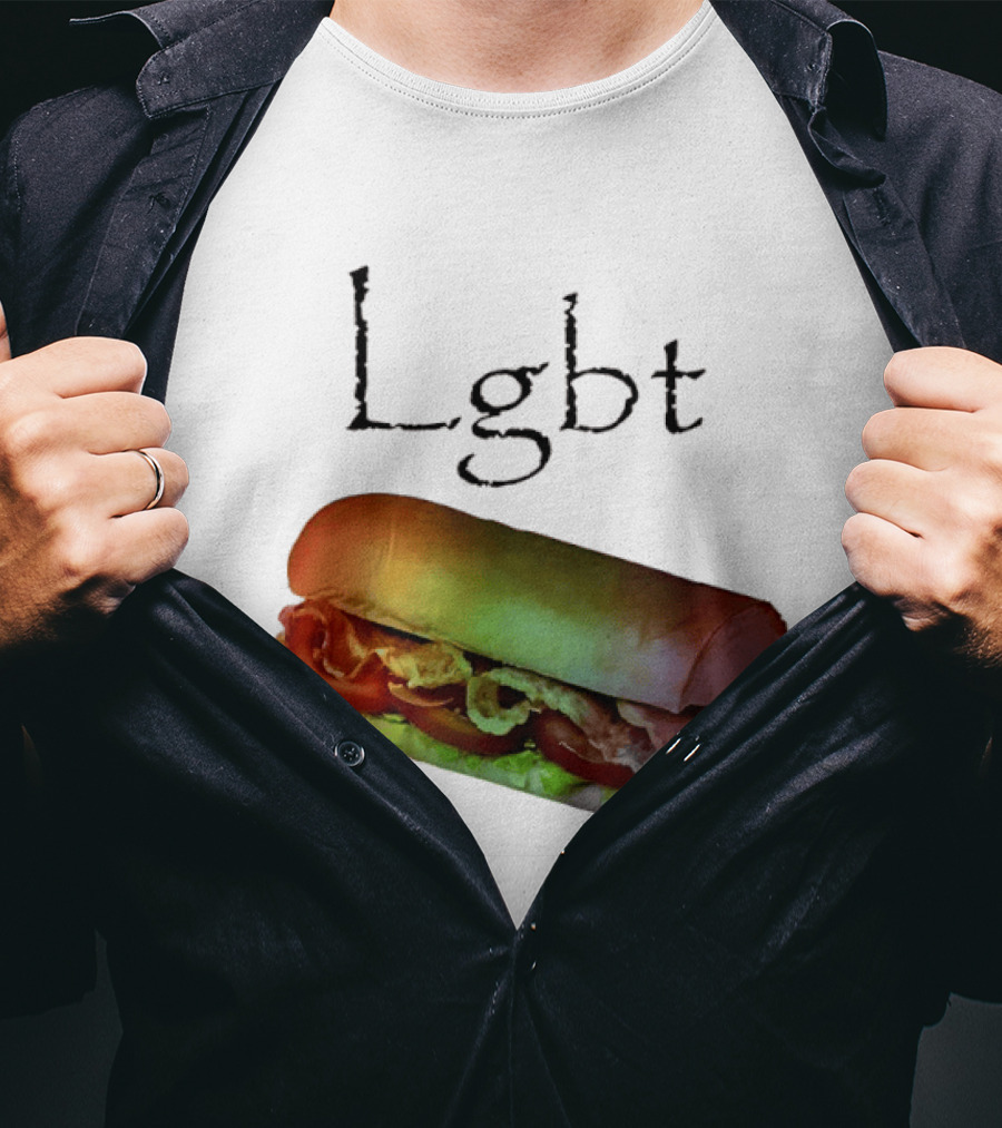 LGBT BLT Sandwich Rainbow Sub T-Shirt