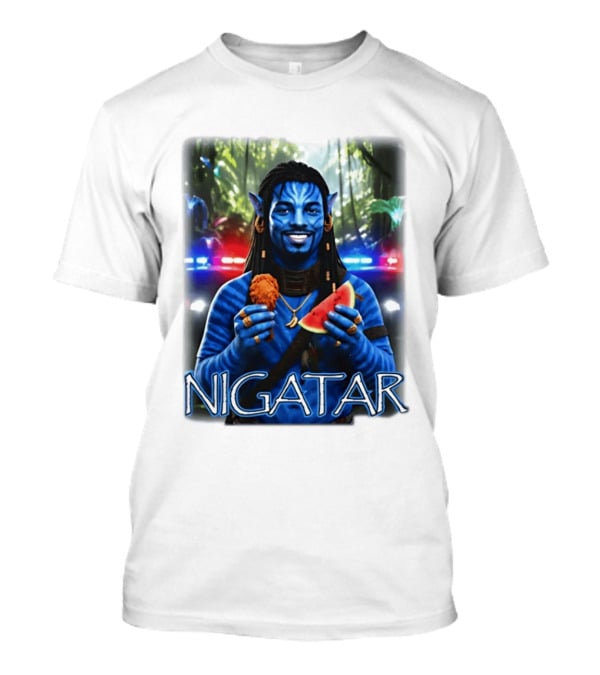 Nigatar Avatar Meme Watermelon And Chicken T-Shirt