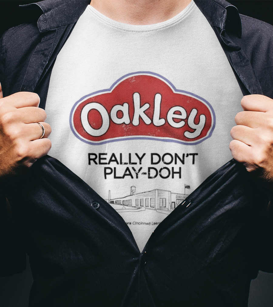 Oakley Really Don't Play Doh Playhouse Building T-Shirt