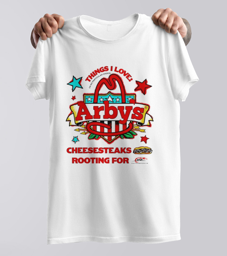 Sammy Smith Arby's Things I Love Cheesesteaks Jr Motorsports Racing Fan T-Shirt