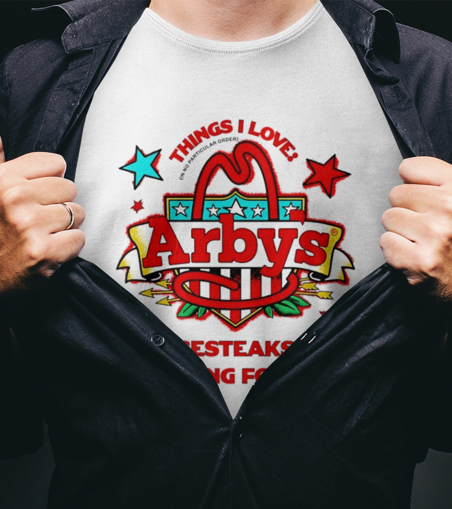 Sammy Smith Arby's Things I Love Cheesesteaks Jr Motorsports Racing Fan T-Shirt