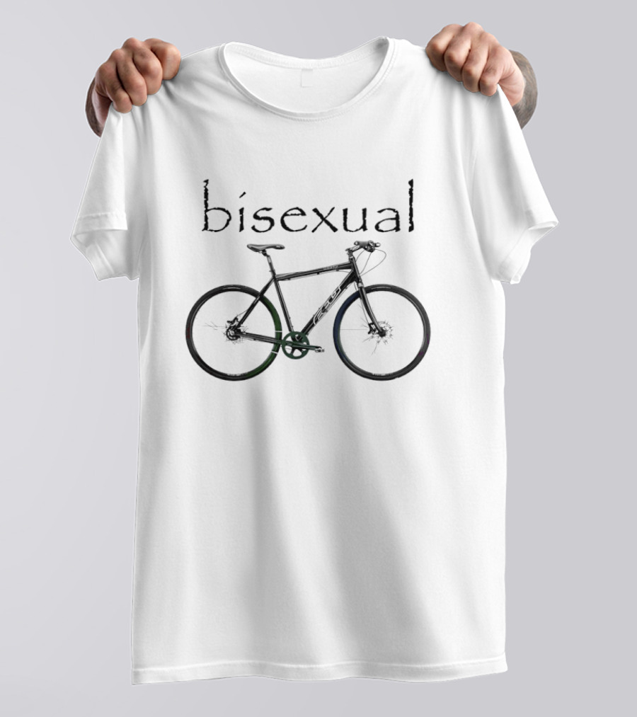 Bisexual Bicycle Pride LGBTQ+ Visibility T-Shirt