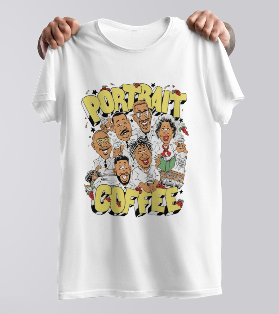 Martin Luther King Jr Civil Rights Leaders Portrait Coffee T-Shirt