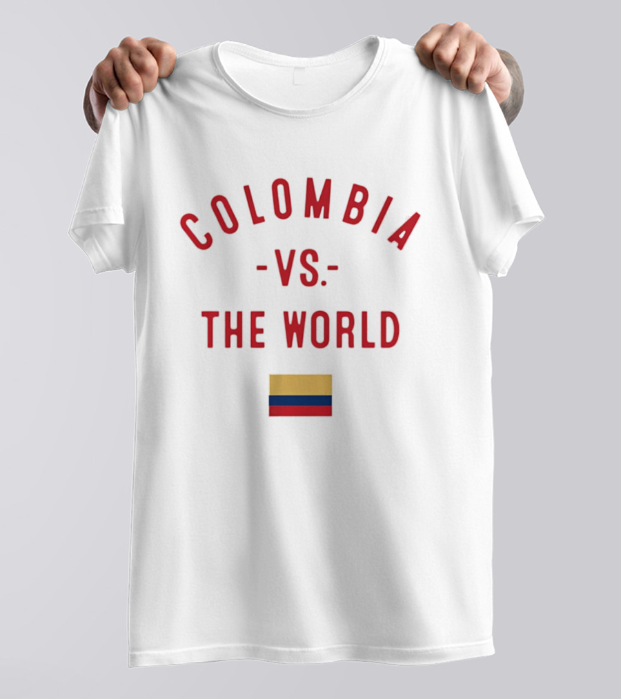 Colombia Vs The World Flag Colombian Pride T-Shirt