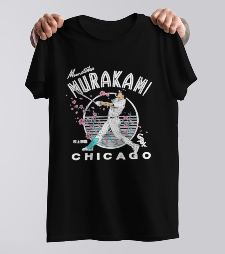 Munetaka Murakami Chicago White Sox Slugger Swing Blossom T-Shirt