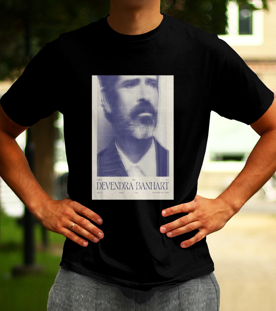 Devendra Banhart Anfiteatro Del Venda Padua Italy June 27 2026 T-Shirt