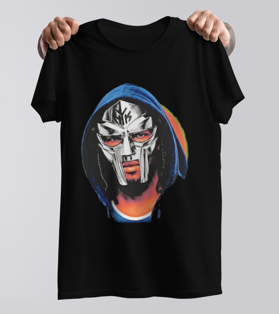 Jalen Brunson MF DOOM NY Knicks Fusion T-Shirt