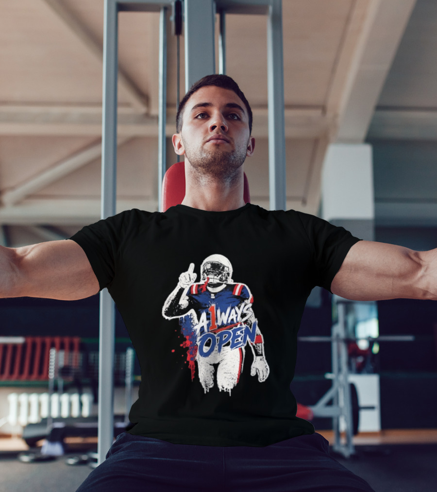 A1ways Open New England Patriots Football Player T-Shirt