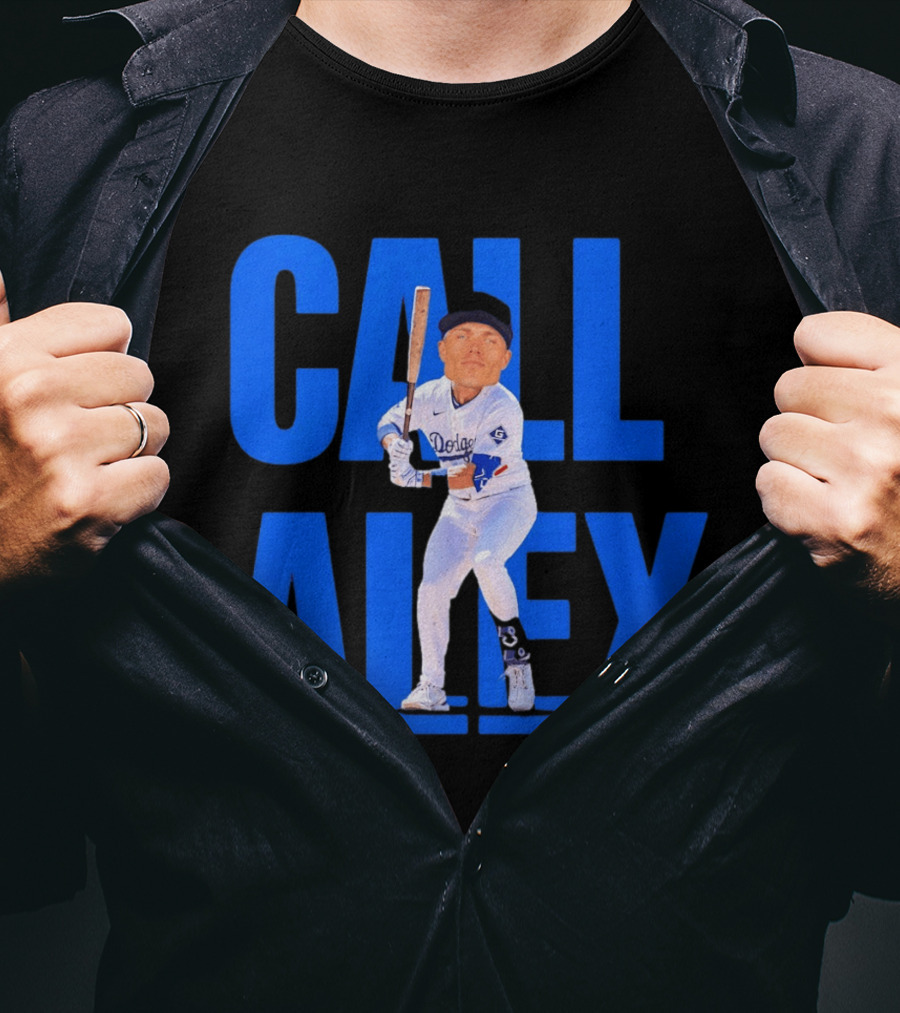 Call Alex Los Angeles Dodgers Baseball Player Caricature T-Shirt