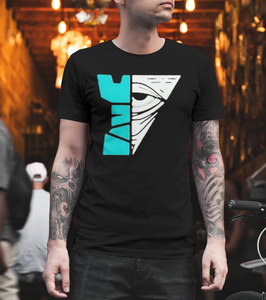 Kastle Group Whitephos X Kastle Face Off Bold Geometric Abstract T-Shirt