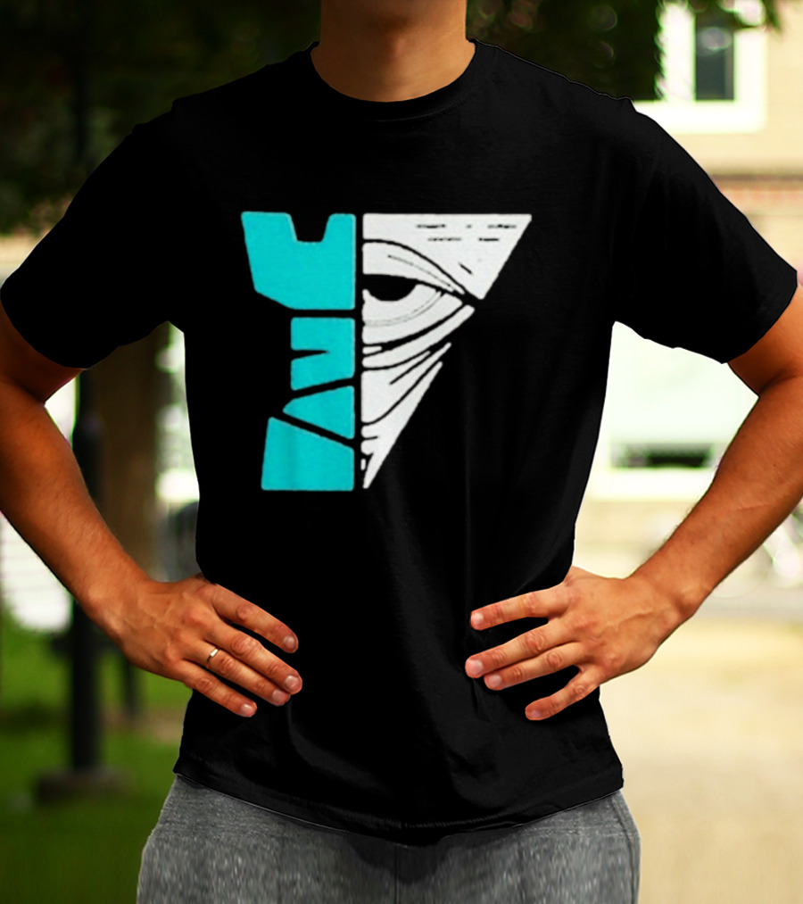 Kastle Group Whitephos X Kastle Face Off Bold Geometric Abstract T-Shirt