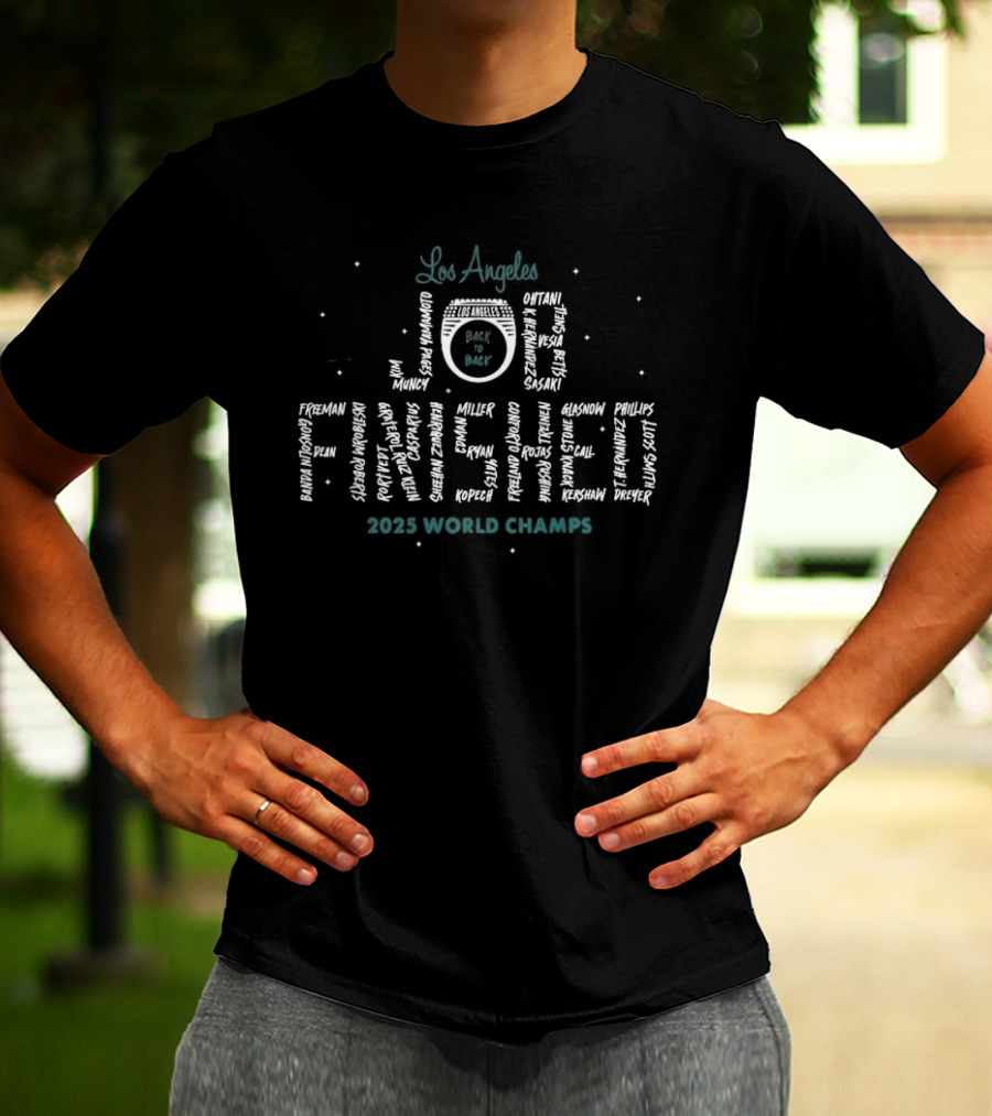 Los Angeles Job Finished 2025 World Champs T-Shirt
