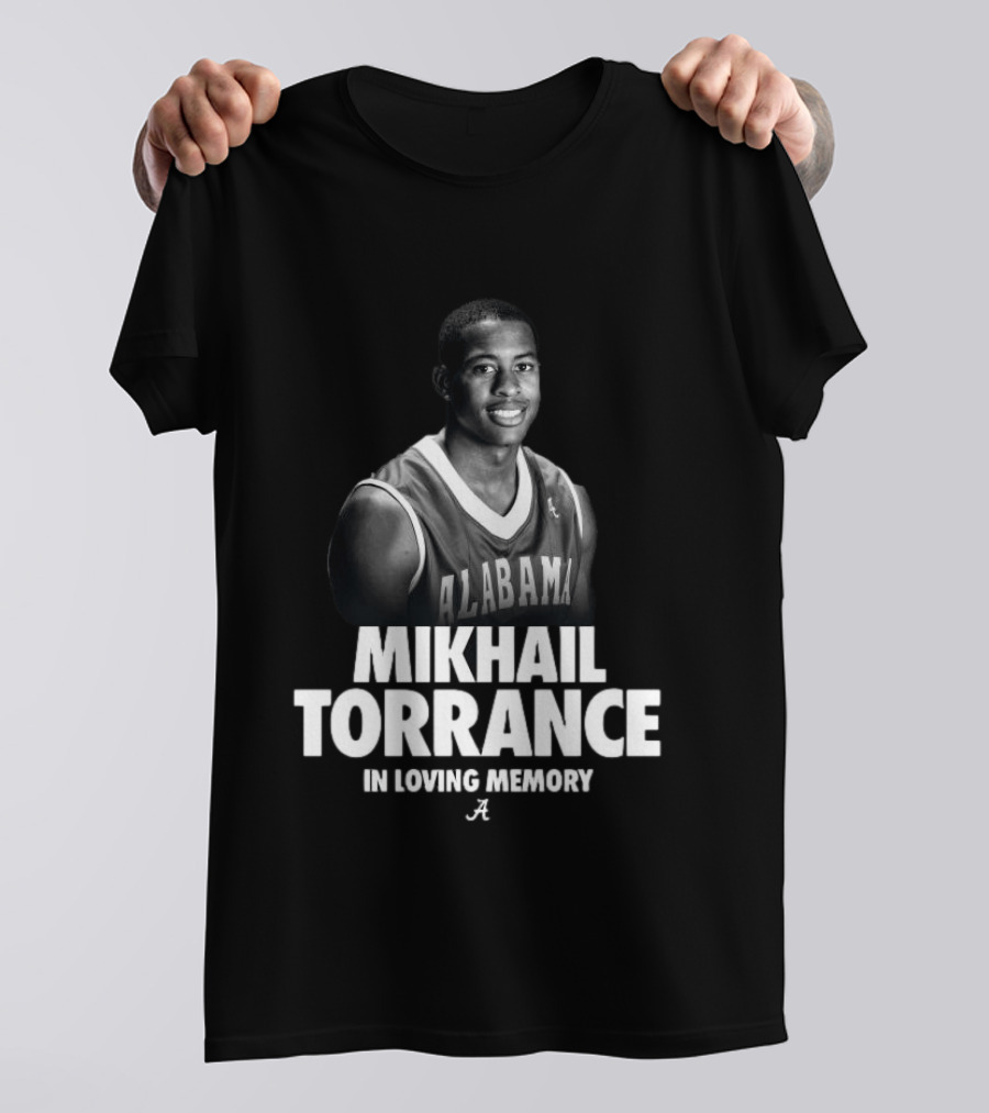 Mikhail Torrance Alabama Basketball In Loving Memory T-Shirt