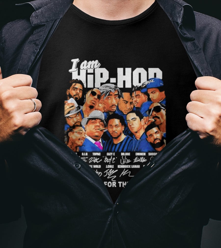 I Am Hip Hop Thank You For The Memories Iconic Artist Signatures T-Shirt