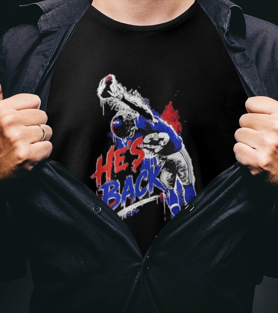 Odell Beckham Jr. He's Back 13 New York Giants Iconic Catch T-Shirt