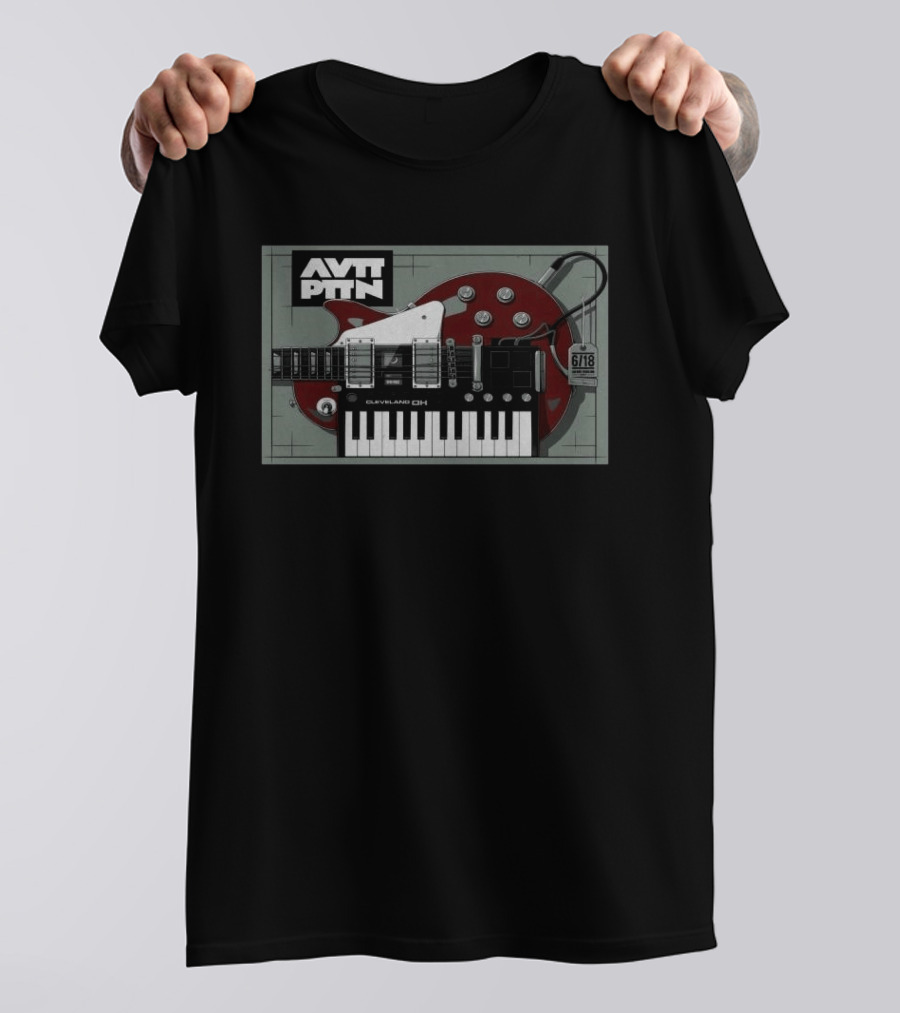 AVTT PTN Guitar And Keyboard Cleveland OH June 18 Tour 2026 T-Shirt
