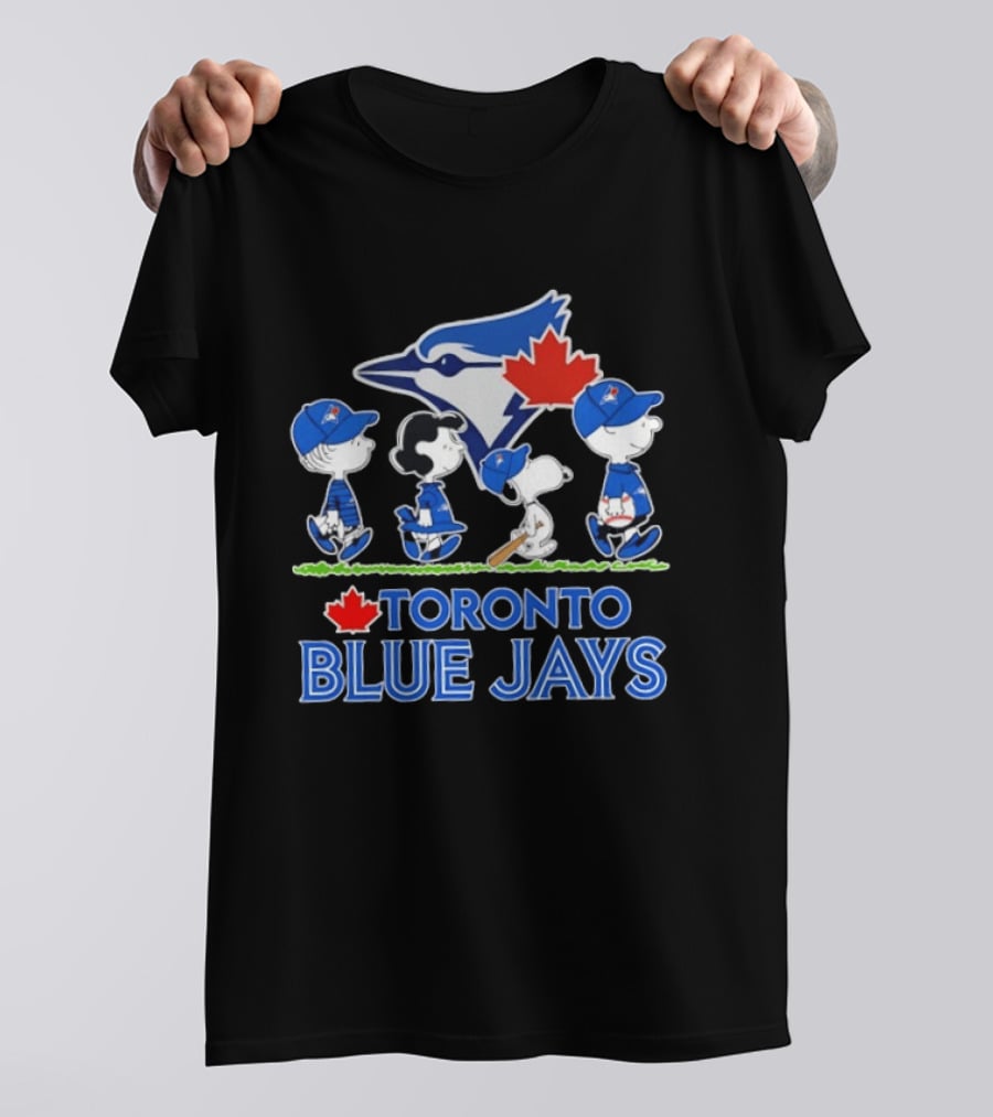 Toronto Blue Jays Snoopy Charlie Brown Lucy Linus Abbey Road 2026 T-Shirt