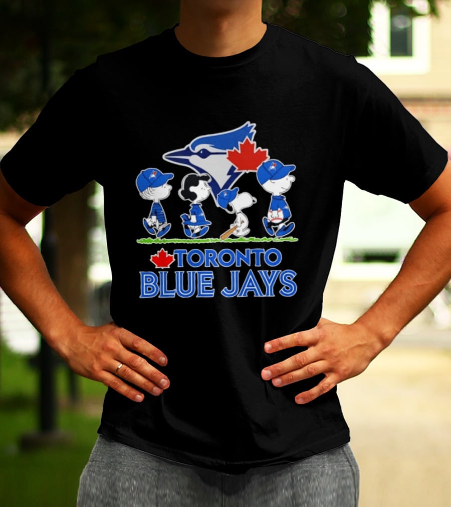 Toronto Blue Jays Snoopy Charlie Brown Lucy Linus Abbey Road 2026 T-Shirt