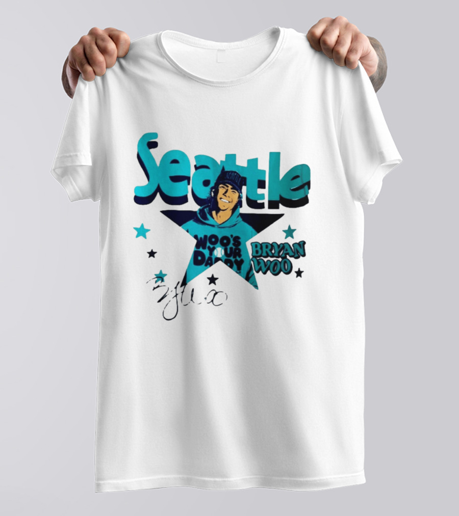 Seattle Mariners Bryan Woo Woo's Your Daddy T-Shirt