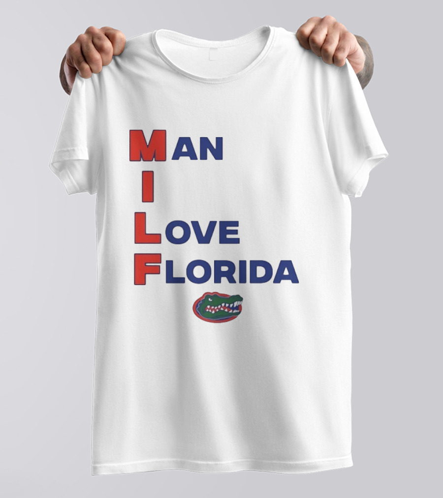 Man I Love Florida Gators College Football Gator T-Shirt