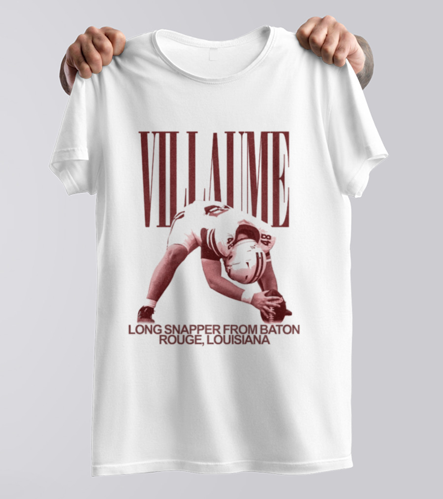 Villaume Long Snapper Baton Rouge Louisiana Football Player T-Shirt
