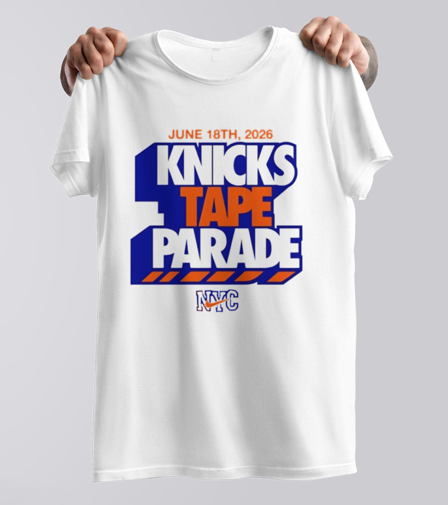 June 18th 2026 Knicks Tape Parade NYC NBA T-Shirt