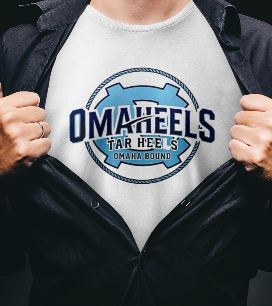 North Carolina Tar Heels OMAHEELS Omaha Bound 2026 T-Shirt