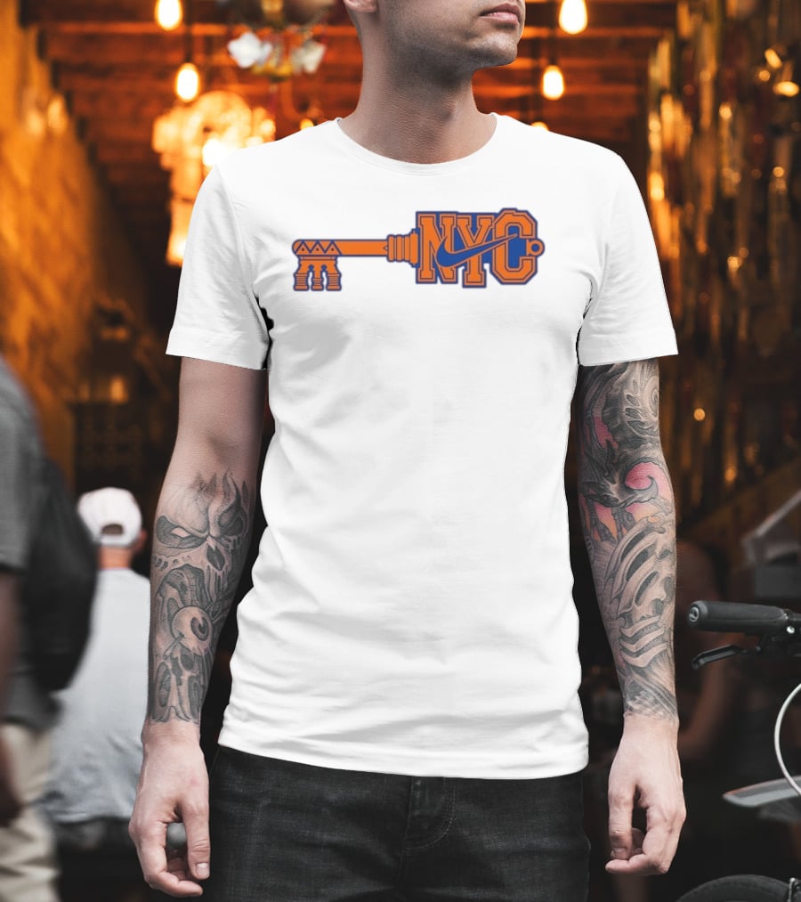 NYC Key New York Knicks Basketball Nike T-Shirt