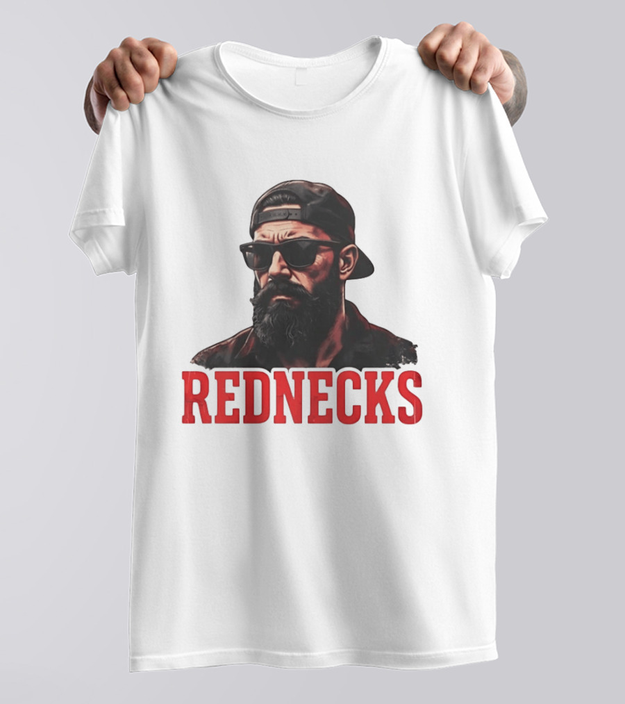 Rednecks Bearded Man Sunglasses Country Life T-Shirt