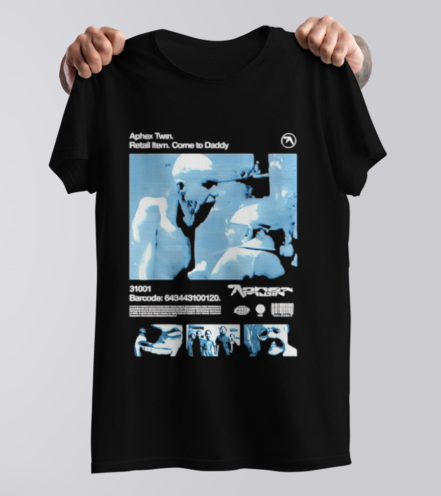 Aphex Twin Richard D James Come To Daddy 31001 Barcode 636461308120 T-Shirt